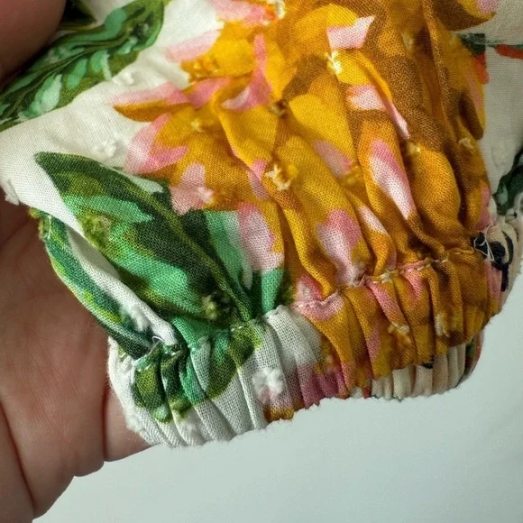 FARM RIO Biriba Off-White Cropped Blouse - Picture 10 of 14